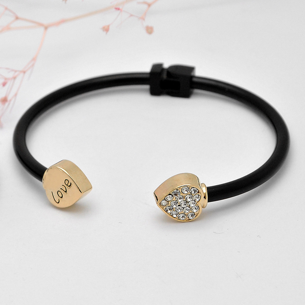 GCJ359 Love message crystal bracelet (3)